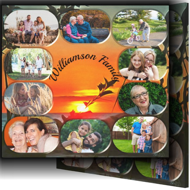 El Rio Pitillal Family Collage 2009 Canvas Print (Creator Uploaded)