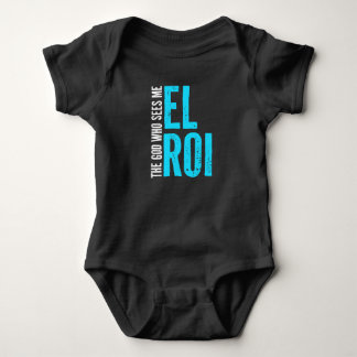 El Roi The God Who Sees Me Bible Verse Baby Bodysuit