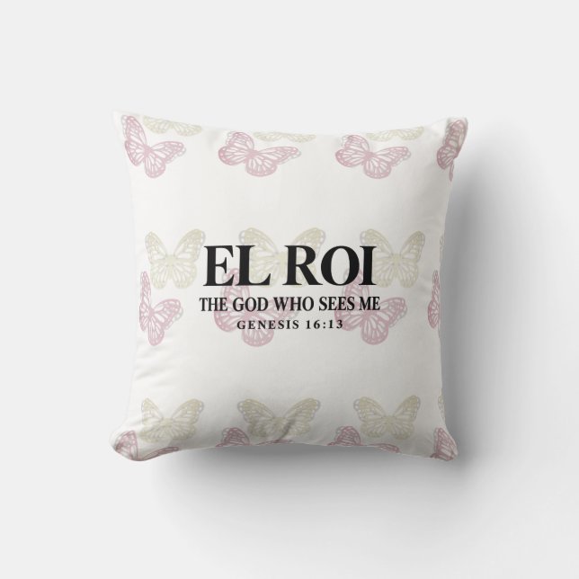 EL ROI  THROW PILLOW (Front)