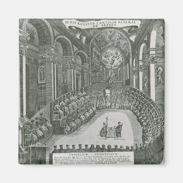 El Sacrosanto Concilio General de Trento Magnet (Front)