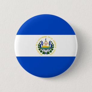 El Salvador 2 Inch Round Button