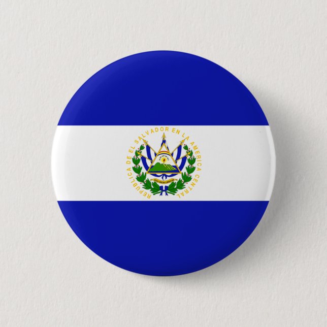 El Salvador 2 Inch Round Button (Front)