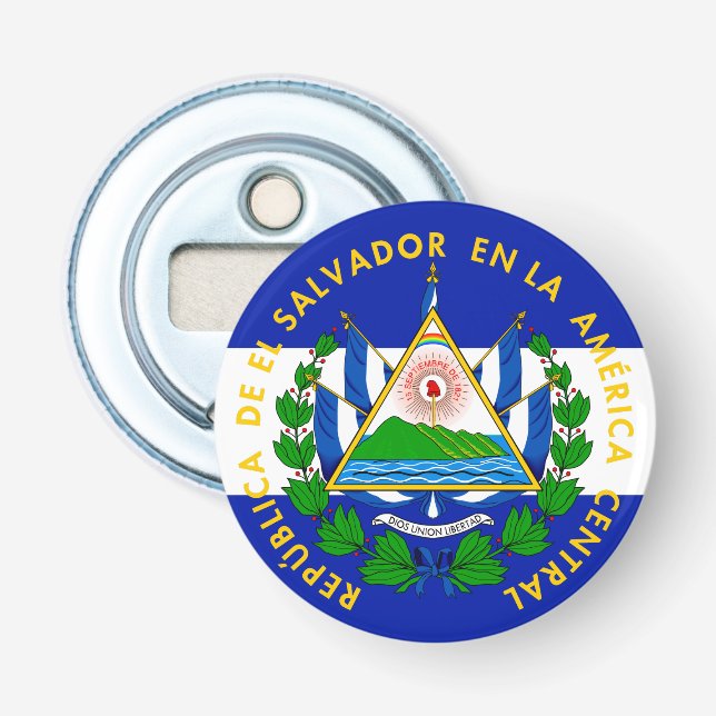 El Salvador Bottle Opener (Front)