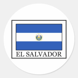El Salvador Classic Round Sticker