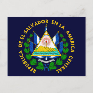 El Salvador COA Postcard