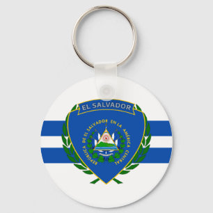 El Salvador Coat of Arms Keychain
