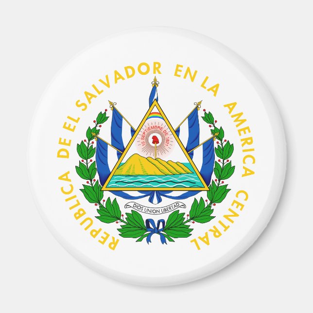 El Salvador coat of arms Magnet (Front)