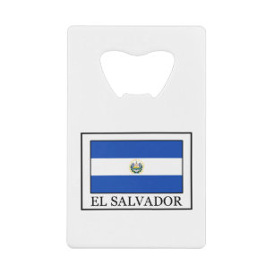 El Salvador Credit Card Bottle Opener