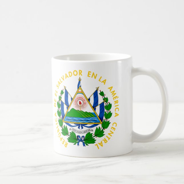 El Salvador - emblem/flag/coat of arms/symbol Coffee Mug (Right)