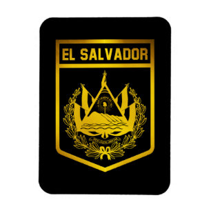 El Salvador Emblem Magnet