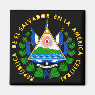 el salvador emblem magnet