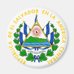 el salvador emblem magnet