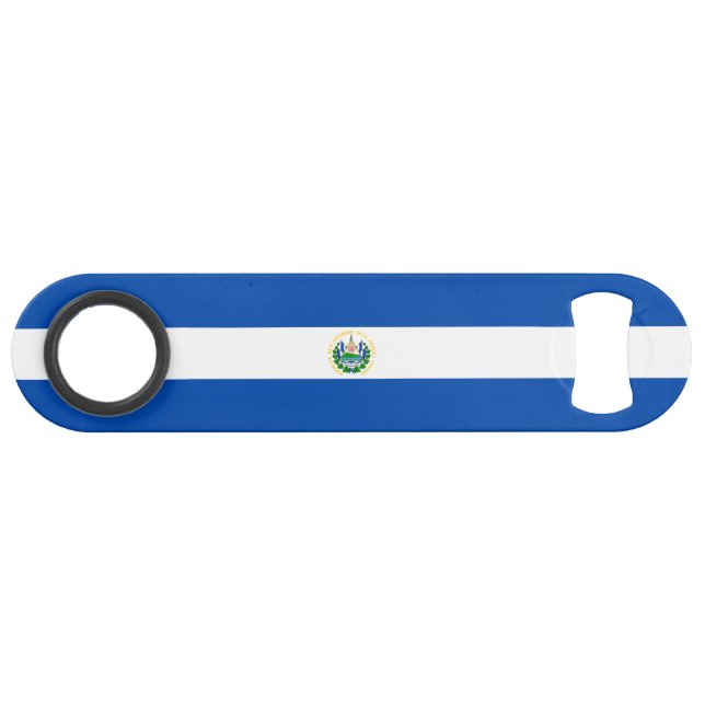 El Salvador Flag Bar Key (Front (Horizontal))