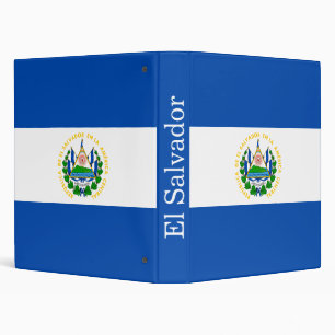 El Salvador Flag Binder