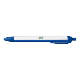 El Salvador Flag Black Ink Pen