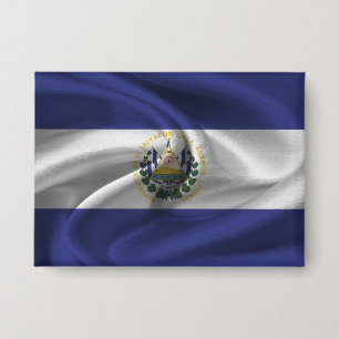 El Salvador Flag Button