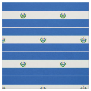 El Salvador Flag Fabric