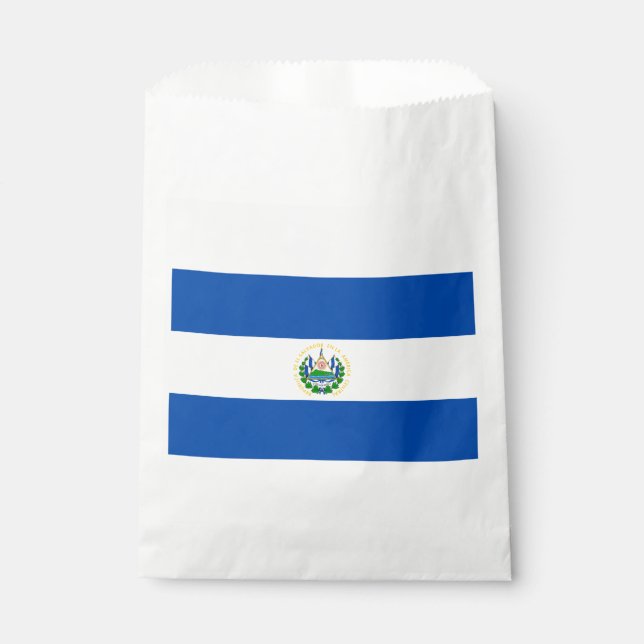 El Salvador Flag Favour Bag (Front)