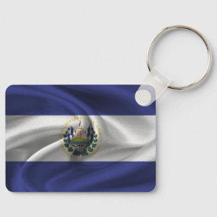 El Salvador Flag Keychain