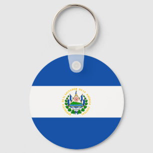 El Salvador Flag Keychain