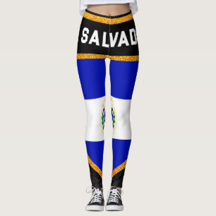 El Salvador Flag Leggings