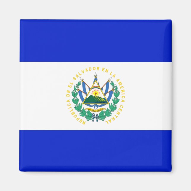 El Salvador flag Magnet (Front)