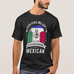 El Salvador Flag Mexico Grown  Humor Citizen Pride T-Shirt