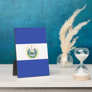 El Salvador flag Plaque