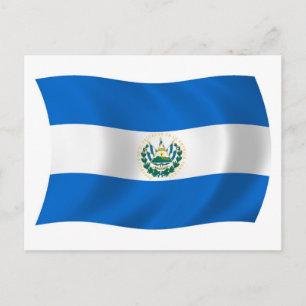 El Salvador Flag Postcard
