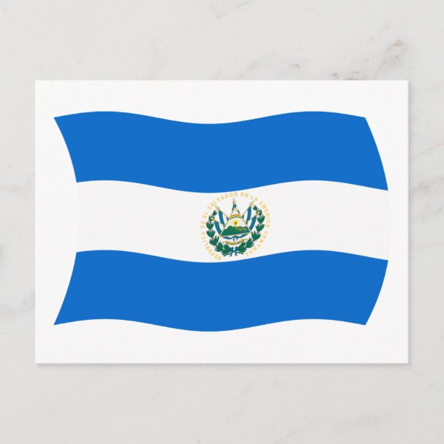 El Salvador Flag Postcard (Front)