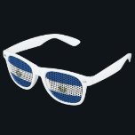 El Salvador Flag Retro Sunglasses<br><div class="desc">Create your own cool Salvadoran look with these designer shades.</div>
