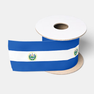 El Salvador Flag Satin Ribbon