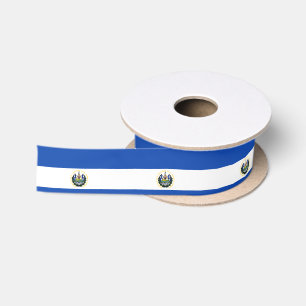 El Salvador Flag Satin Ribbon
