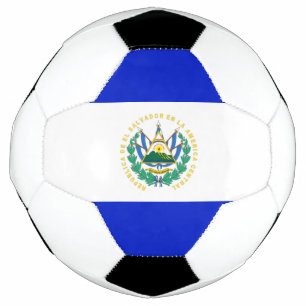 El Salvador flag Soccer Ball