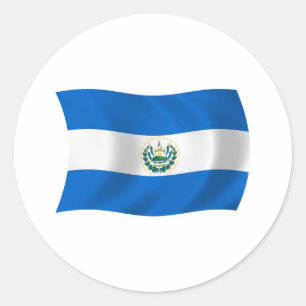El Salvador Flag Sticker