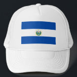 El Salvador Flag Trucker Hat<br><div class="desc">Patriotic flag of El Salvador.</div>