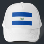 El Salvador Flag Trucker Hat<br><div class="desc">Patriotic flag of El Salvador.</div>