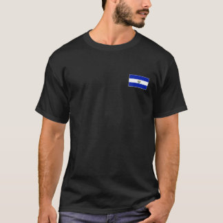 El Salvador Flag With Vintage Salvadoran National T-Shirt