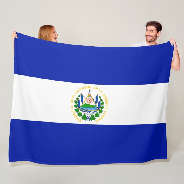 El Salvador Fleece Blanket (In Situ)