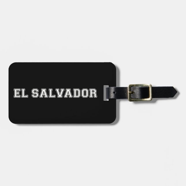 El Salvador Luggage Tag (Front Horizontal)