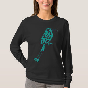 El Salvador Motmot Bird Word Animal T-Shirt