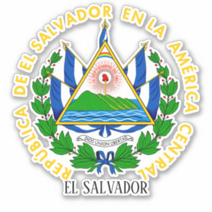 El Salvador National Coat Of Arms Patriotic