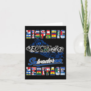 El Salvador National Hispanic Heritage Month Salva Card