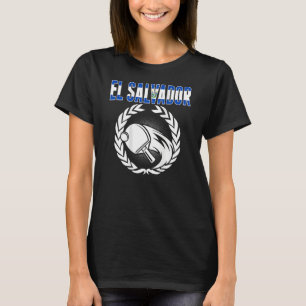 El Salvador Ping Pong Salvadorean Table Tennis 2 T-Shirt