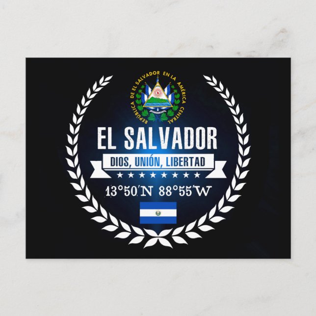 El Salvador Postcard (Front)