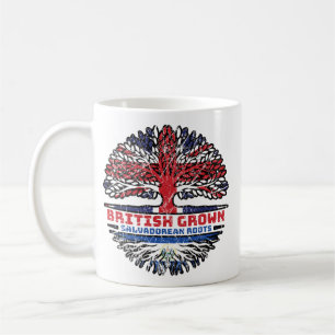 El Salvador Salvadorian Uk United Kingdom British Coffee Mug