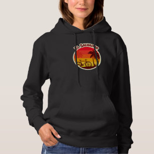 El Salvador Surf City Sv Sivar Surfer Salvadorian Hoodie