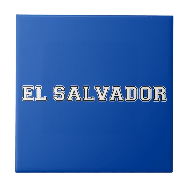 El Salvador Tile (Front)