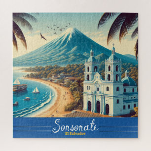 El Salvador Travel Vintage Retro  Jigsaw Puzzle