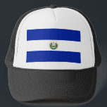 el salvador trucker hat<br><div class="desc">Flag of El Salvador. The flag of El Salvador was inspired by the flag of the Federal Republic of Central America, and by the flag of Argentina, the country that sent one of the first fleets to help consummate the independence of Central American republics from Spain. There are two versions...</div>